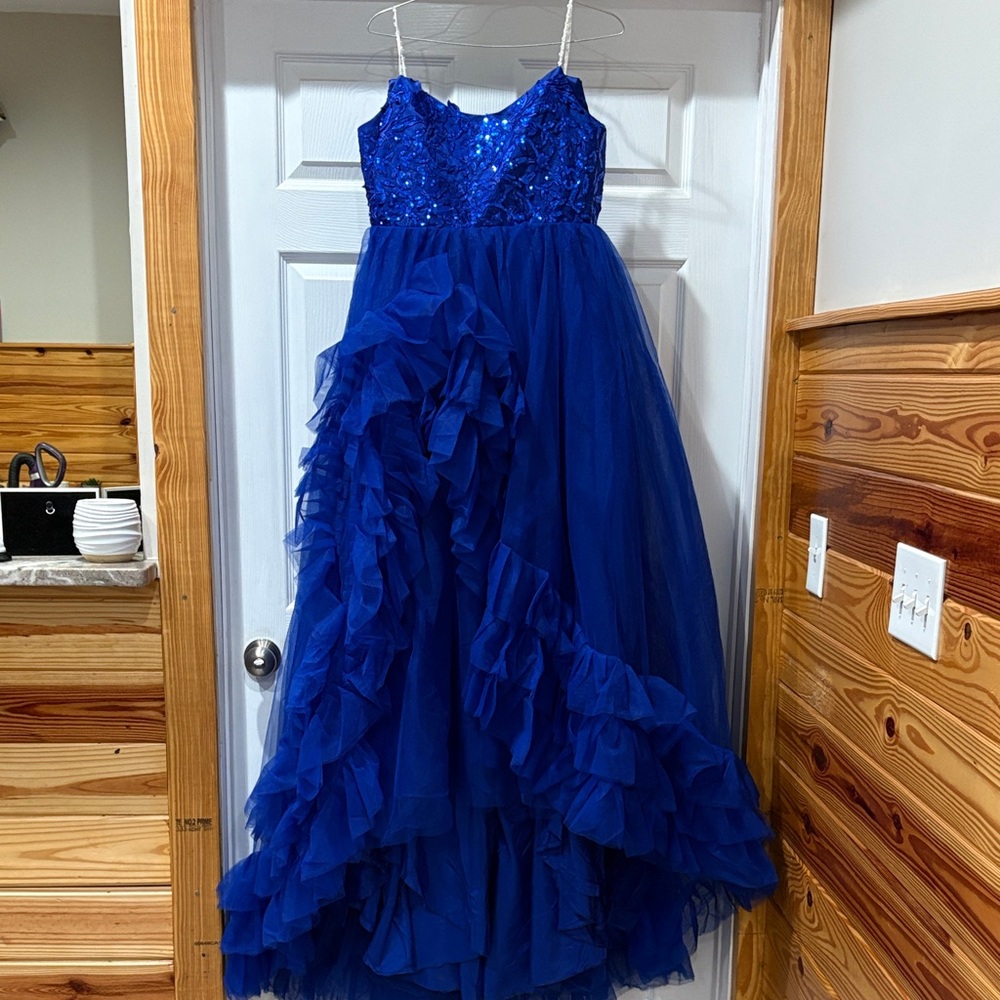 Charming Royal Blue Kids Formal Dress